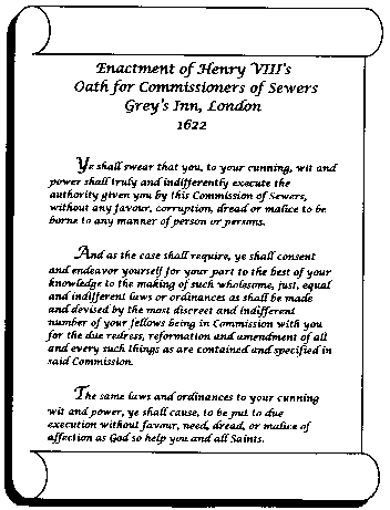 Oath for Sewer Commissioners